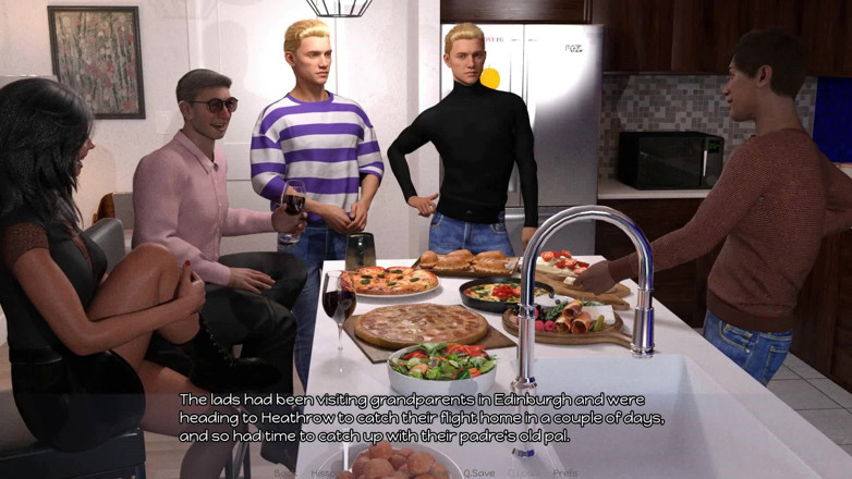 Dirty GamesXxX: The Three Panels: Couple Party Turns Out in All Out...