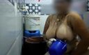 Hemant sarita: Desi Savita Bhabhi Nude Bath in the Bathroom XXX Video