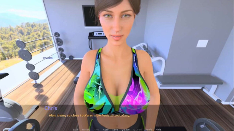 Dirty GamesXxX: The visit: sexy MILF with big boobs in the gym...