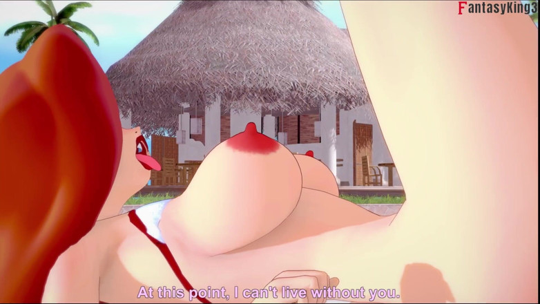 Fantasy king: Jessica Rabbit Bikini Fucked