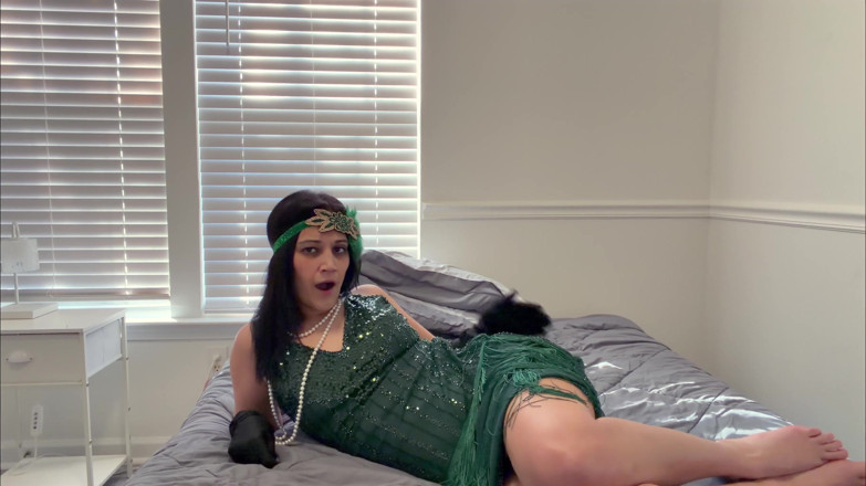 Kink in Time: Devyn rugindo dos anos 20 masturbando, instrução hd pov sedução aguarda!