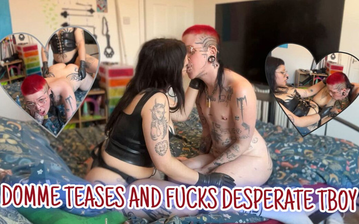 Punk Goblin: Domme dokucza i bawi się z zdesperowanym t-boyem