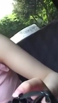 Young Brunette Asian Wife Teases with Pink Dildo