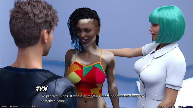 AVN Teller: Uvízlá ve vesmíru # 02 - Nadržená černá holka Zarah na mě čeká v mé...