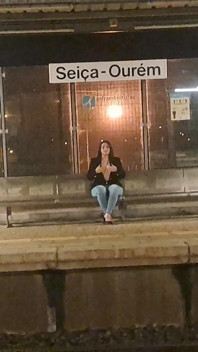 Outdoor Train Station Fuck with a Stranger