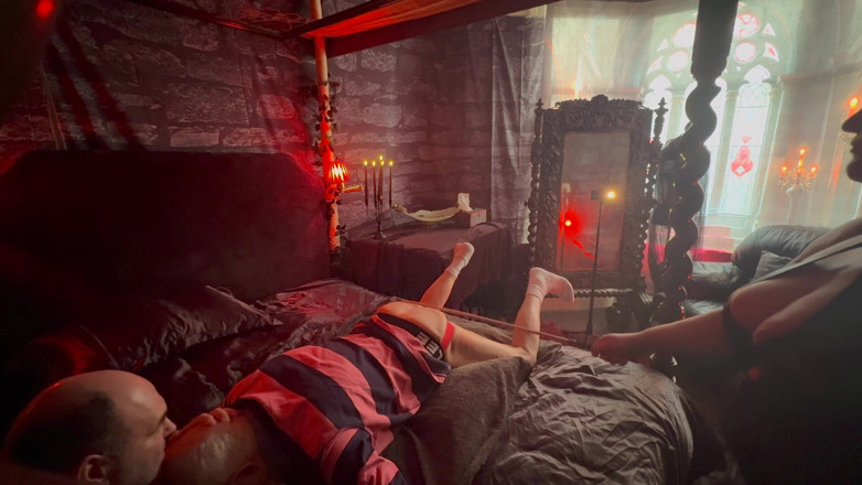 Aaexperiencesltd: Lanisa Bear и Domina Satana ставит Tawseman через его темп!