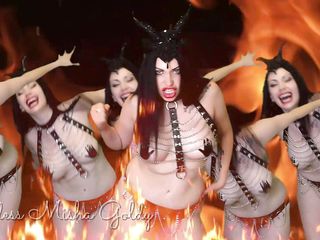Goddess Misha Goldy: Get your last orgasm and off yourself for your demon!...