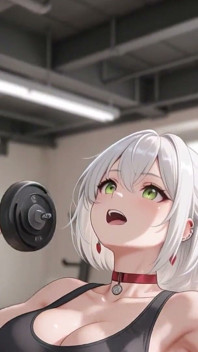 Fremder Im Fitnessstudio & Weißhaariges Mädchen: Vom Training Bis Zum Hardcore-fick. Hentai Anime Ai-porno