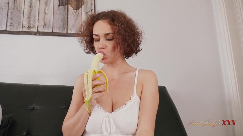 Aunt Judy's XXX: AuntJudysXXX - Busty Redhead MILF Kristina shares a Taboo Snack with...