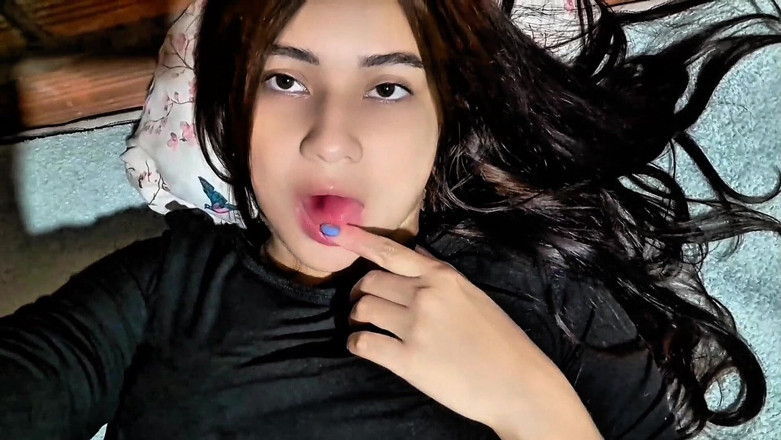 Yuli and tony: Horny Stepsister Playing with Her Pussy