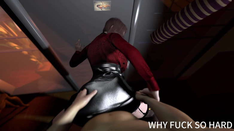 Why fuck so hard: Bini Asia Berpantat Besar 3D Curang Dengan Batang Besar