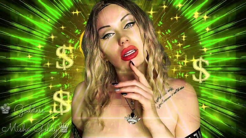 Goddess Misha Goldy: Hipnotizante HFO financiero &amp; contacto visual &amp; ASMR! ¡Ven a la ruina financiera!