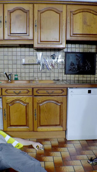 Brillitte Marilyn and Terry Kemaco in Chubby Redhead Mexican MILFs Kitchen Fuckfest