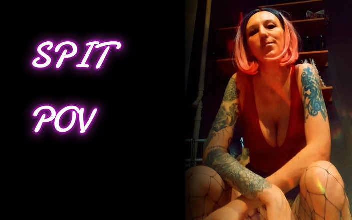 Lady_Angela: Lady Angela Spit Fetiš Pleaser Podpatky Rybářské sítě Potetovaná bohyně...