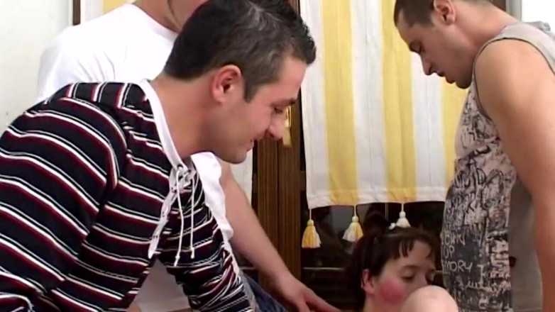 Real Home Made: Me...my stepsister and her boyfriend at home - Real Italian amateur