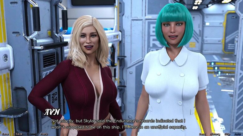 AVN Teller: Затруднились в космосе No01 - Встреча со всеми красивыми девушками