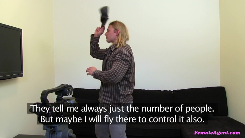Female Agent: Female Agent - Buff Blond God Fucks Agent's Tight Little Pussy