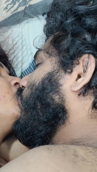 Hot Deep Lip Lock in Nude Romance