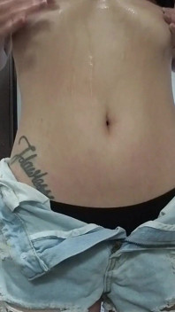 Oiled Belly Massage & Belly Button Play
