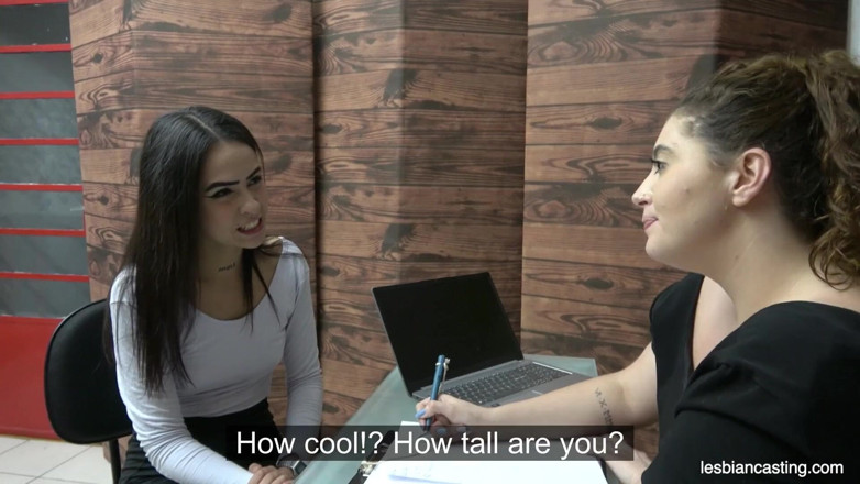 LesbianCasting: Job Interview Ended with a Real Orgasm