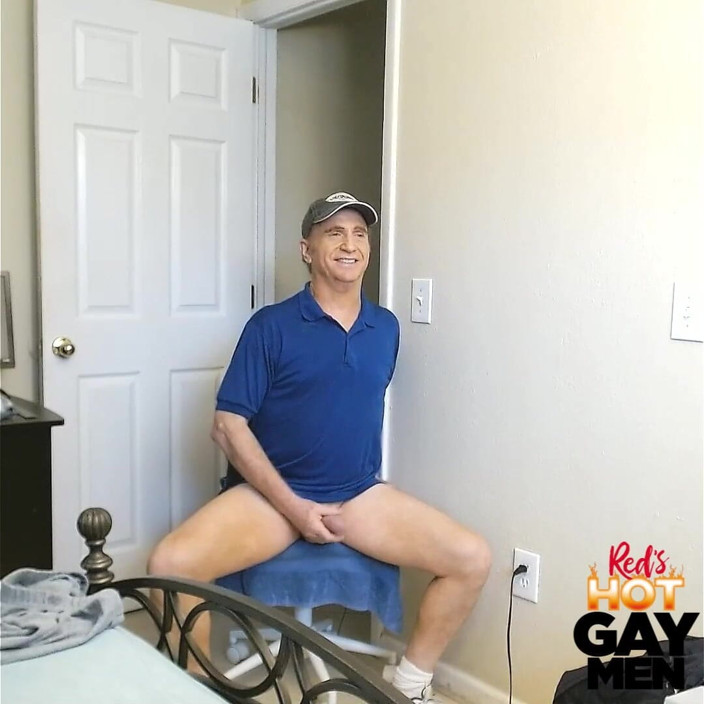 Reds Hot Gay Men: Solo Redhead Big Dick Stroke