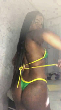 Fetish bikini awek hitam