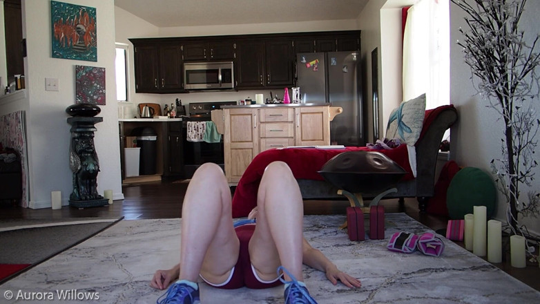 Aurora Willows: Sexy hot milf doing yoga
