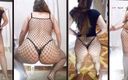 Mirelladelicia striptease: Striptease, Black Dress and Panties, Bodysuit