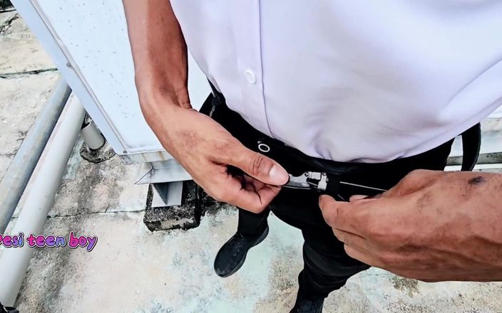 Desi Teen Boy Studio: Napali Nesestříhaný velký černý pták Sotva šukání desi teen zadku bez kondomu...