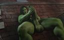 Divide XXX: Amazonium3d - She Hulk Smash