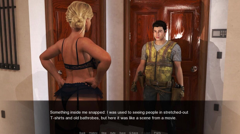 XXX Games Bunk: Muschi-Mechaniker - Gameplay - rollenspiel - TV-handwerker bekommt MILF-muschi