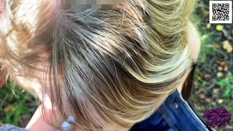 AnnyCandyPainboy: Girlfriend has prepared a surprise - outdoor sucking