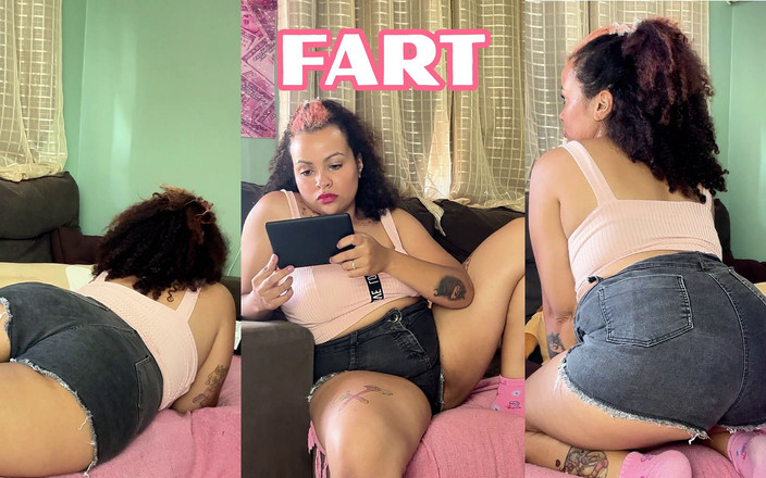 Cutiepiie Chubby: 大きなお尻でぽっちゃりしたラティーナ、タイトジーンズショートパンツ、いくつかの体位でおならをします
