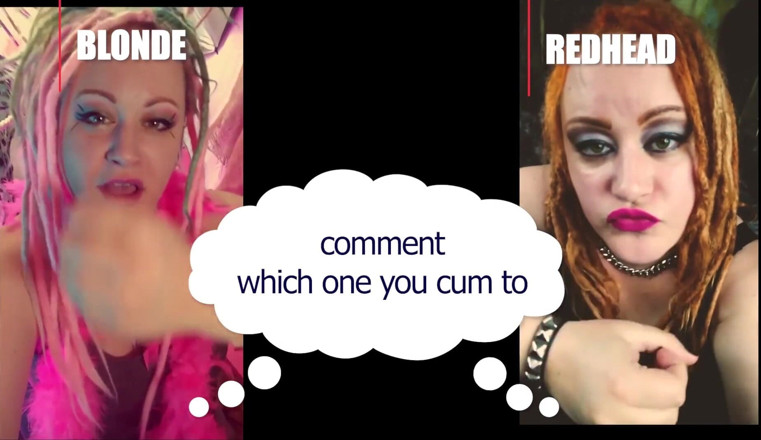 Campsissyboi: Comment which one made you cum blonde or redhead straight...