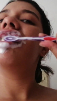 Cum Brushing and Cum Play