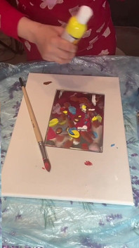 In Big Eyeglasses Asmr Acrylic Art Bloom in the Mist Part 1