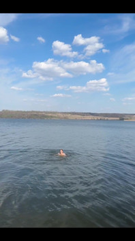 I spent the whole weekend swimming