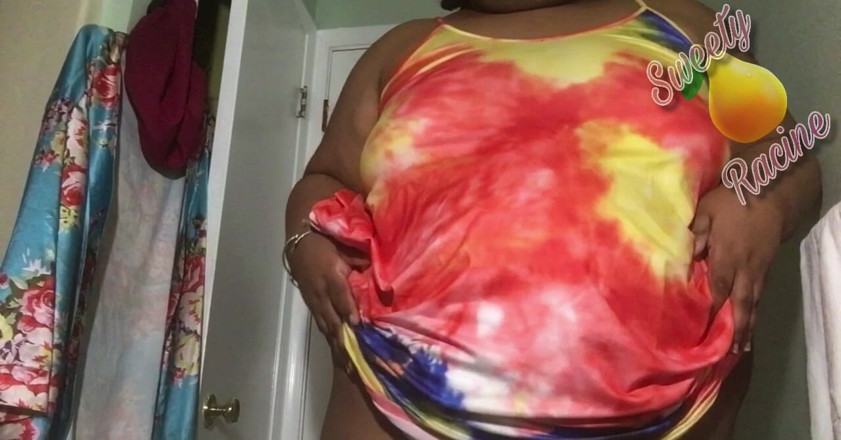 Sweety Racine: SSBBW Shows off Big Belly
