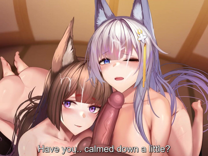 Velvixian_2D: Azur Lane - amagi x shinano üçlü seks