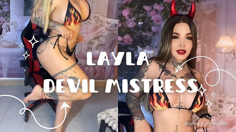 laylawatson: Assista a amante do diabo se masturbar