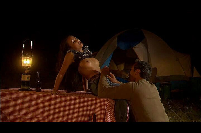 CBD Media: Una giovane troia tettona viene scopata durante il campeggio dalla...