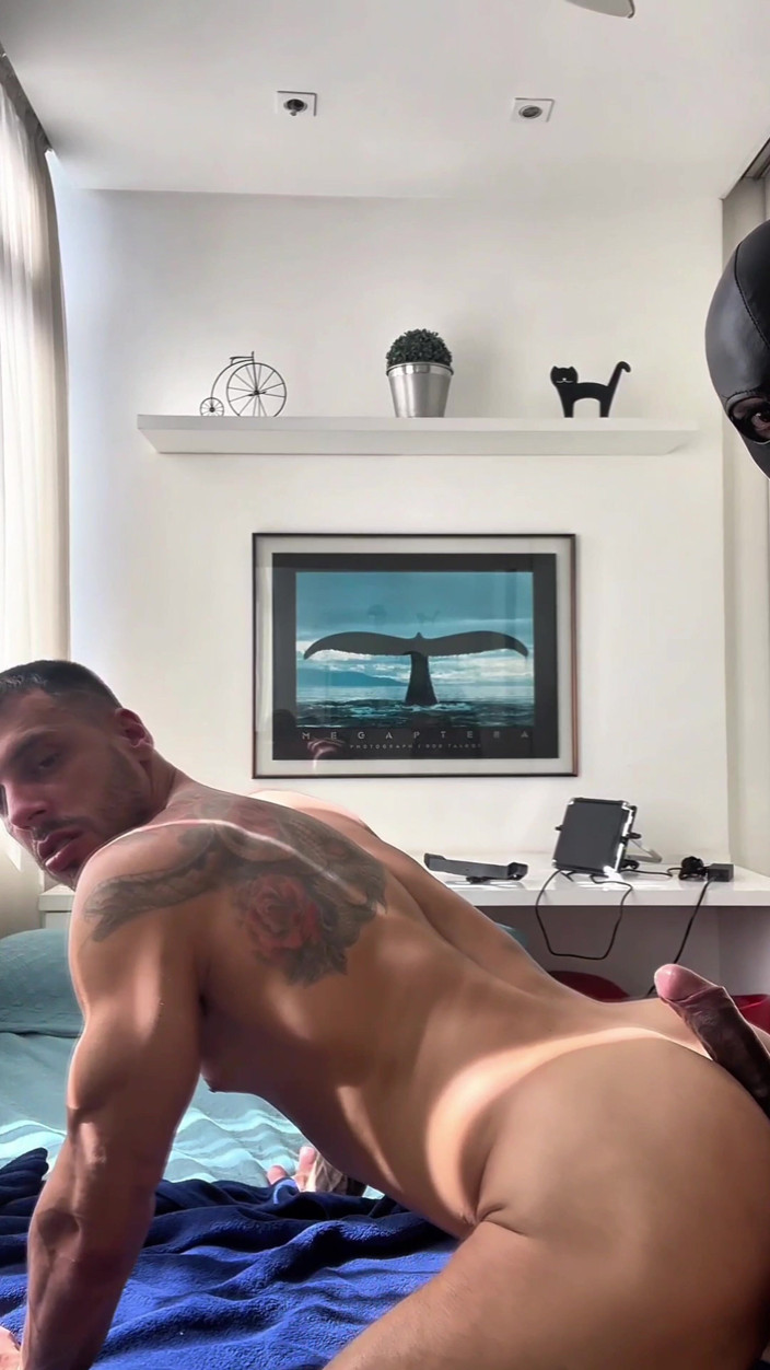 BrennoVillar: Brenno Villar and Black Manguera -interracial Fuck with the Huge Cock...