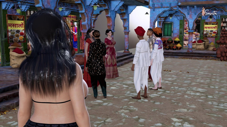 Your Savita bhabhi: Bhabhi desi India seksi Meena dikongkek oleh pelanggannya