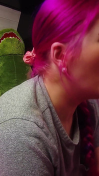 Liddy Tyler tastes another girl's pussy on her boyfriends cock