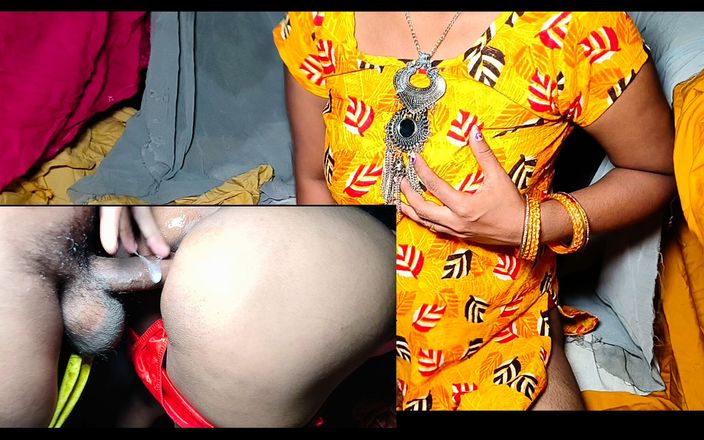Desi anal: Min unga heta svägerska knullades hårt i gul kostym och...