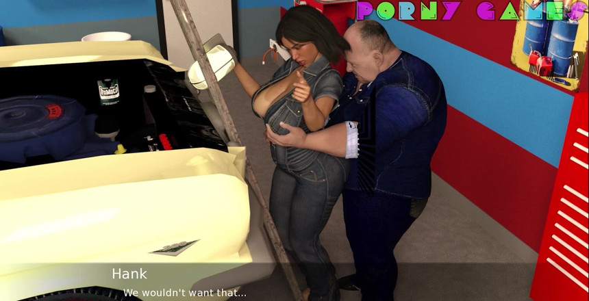 Porny Games: प्रोजेक्ट हॉट वाइफ - Hoeing with the मैकेनिक (27)