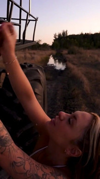 Yeastyboiz: Curvy Big Tits Girls Play & Squirt on Monster Truck While Duct Taped Guy Gets Handjob