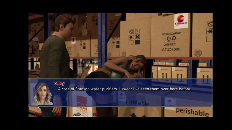 Johannes Gaming: 사무실 와이프 #12 - 체육관 복장을 시도하는 동안 Stacy의 보지를 가지고 노는 딕슨