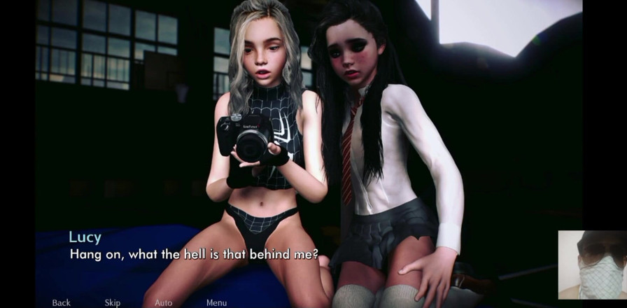Dark Sam: Naked Girl Is Caught by Two Lesbians Teen18 in Spider...