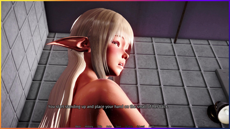 3D Cartoon Porn: 亀裂の家34 - シャワーのセックス